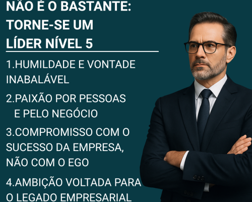 Ser Empresário Não É o Bastante: Torne-se um Líder Nível 5